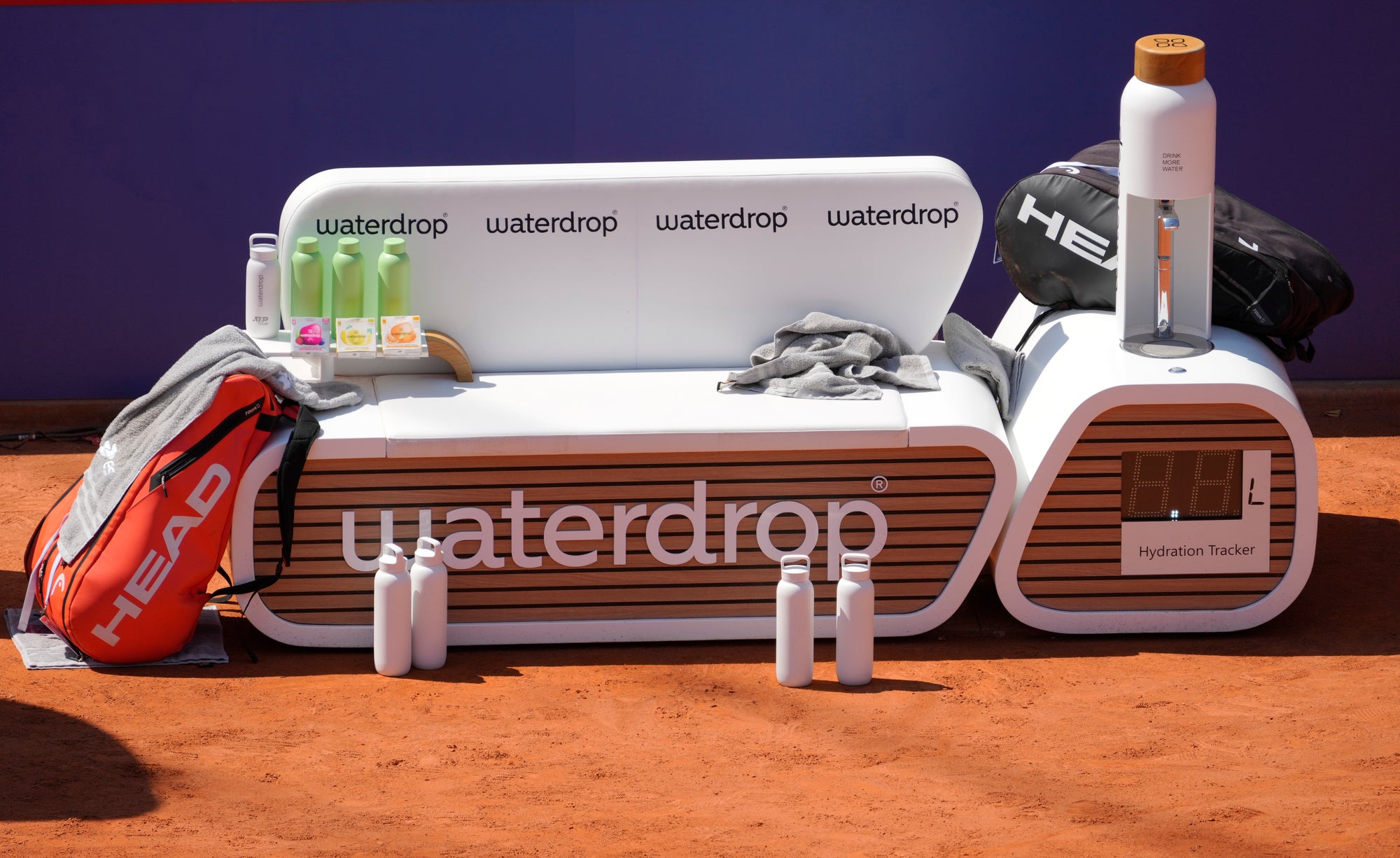 waterdrop hydration bench