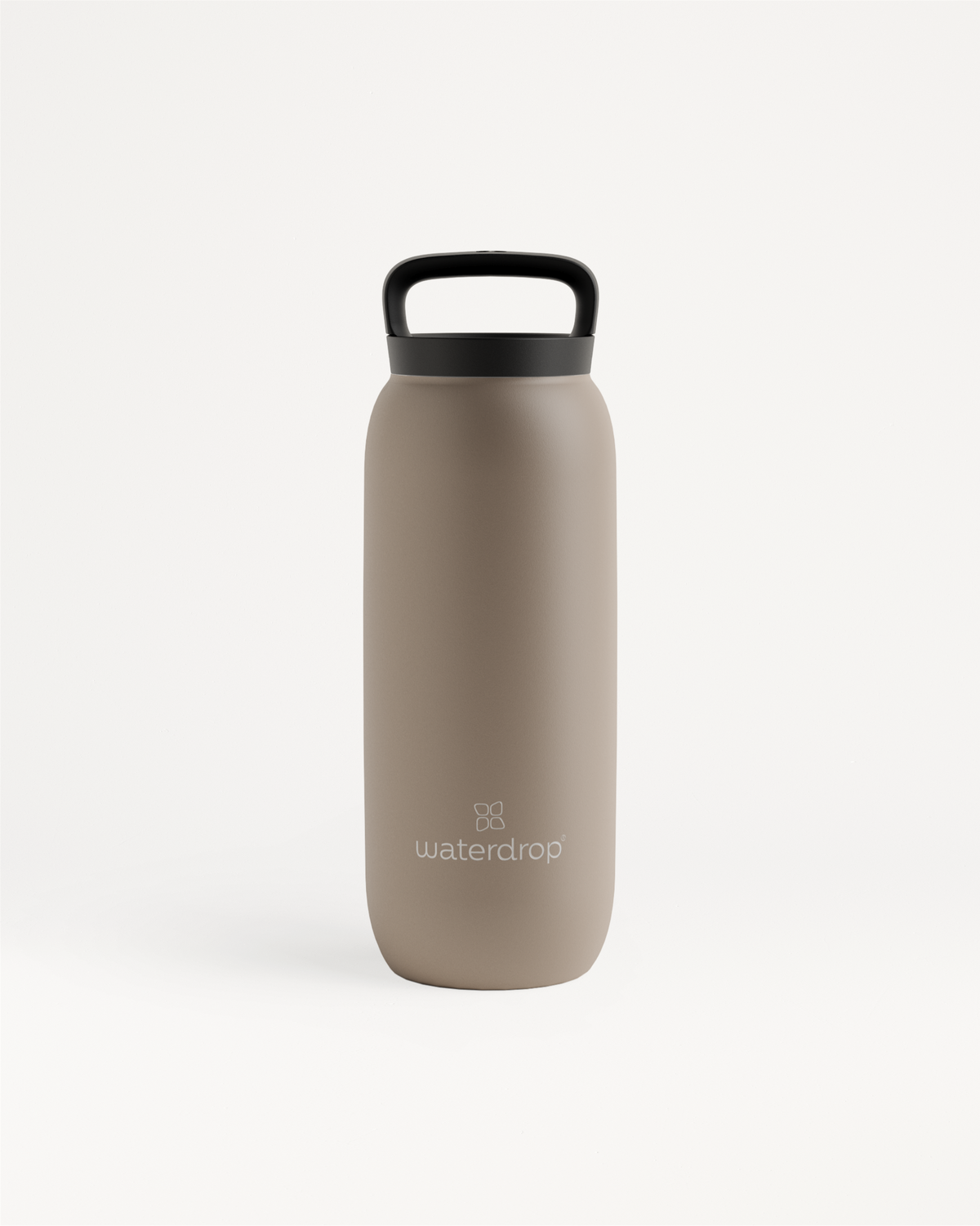 All-Purpose Thermo · Loop Lid: Stainless steel water bottle with a black handle, double-walled insulation, and thermal drinking lid for keeping drinks hot or cold.